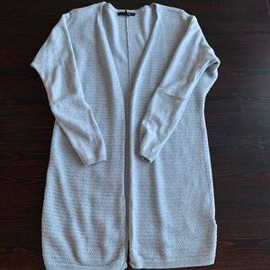 TAHARI grey cardigan